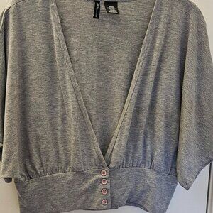 Mix It Extended Sleeve Draping Cover-Up for Spring or Summer Soft. Waistband, L